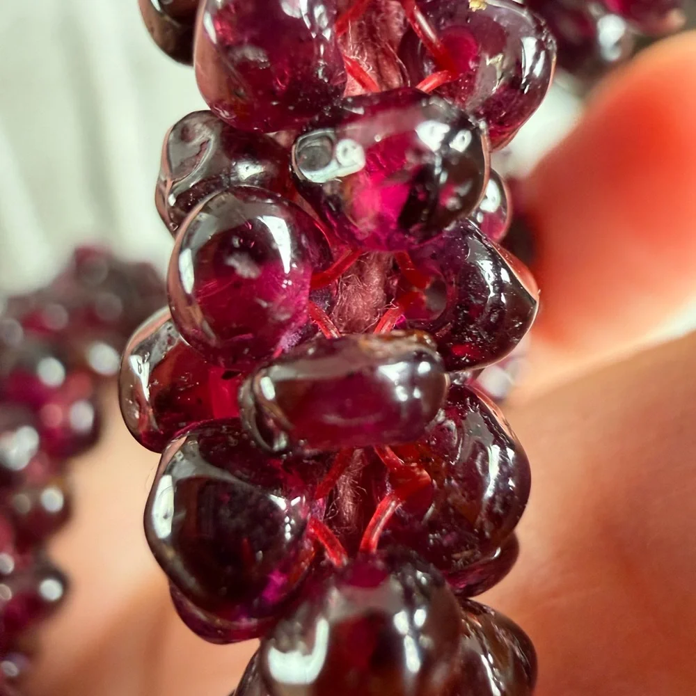 Museum-Quality Antique Bohemian Garnet Parure 118 total grams - Picture 15 of 16